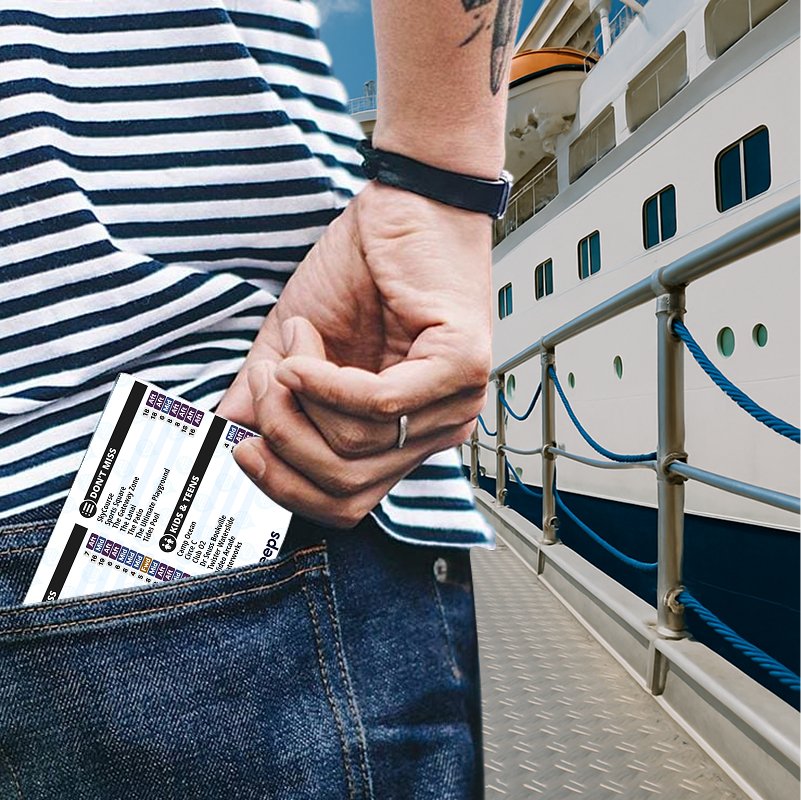 Cruise Ship Deck Location Cards