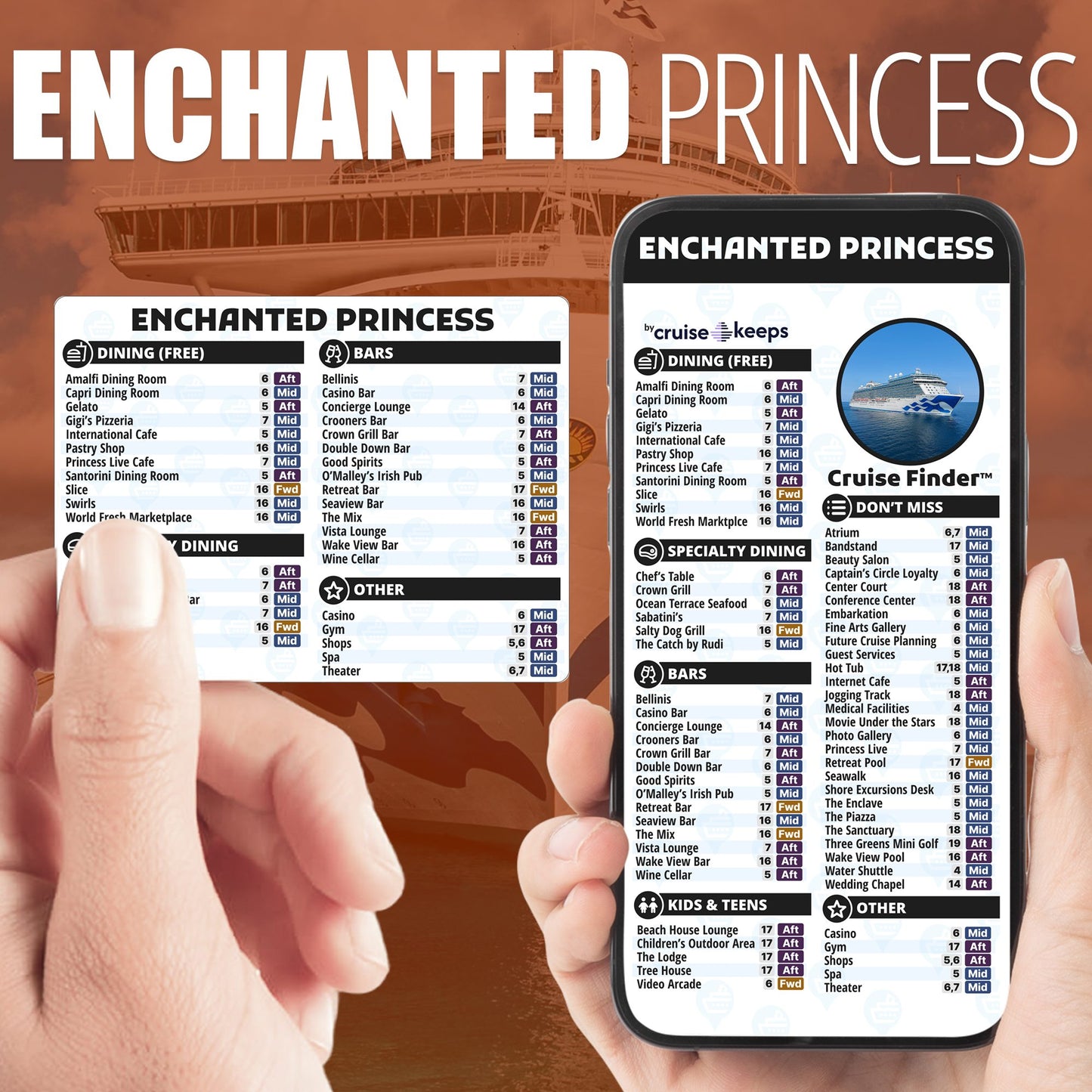 Deck Finder Cards - Enchanted Princess