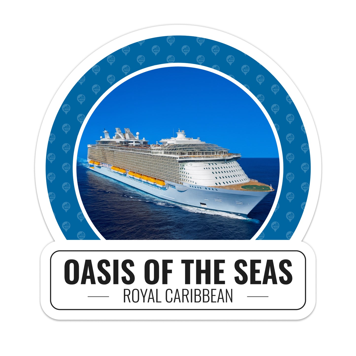 Cruise Ship Badges | Stickers for All Cruise Ports