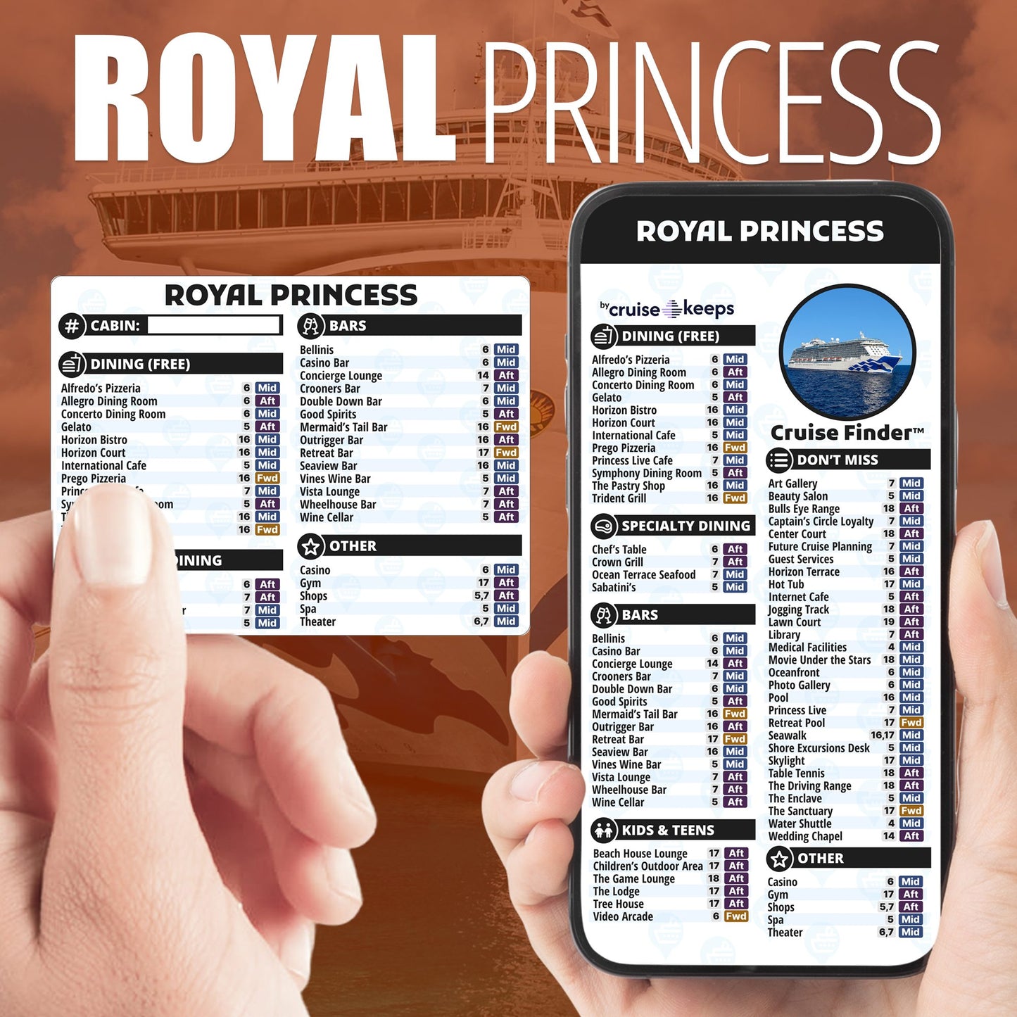 Deck Finder Cards - Royal Princess