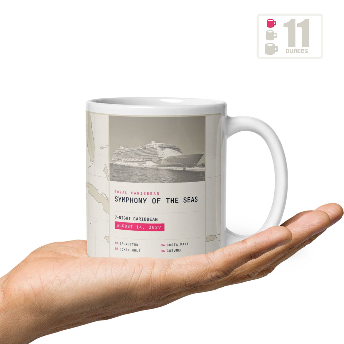 11 oz custom cruise coffee