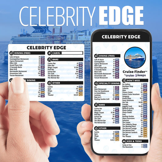 Deck Finder Cards - Celebrity Edge