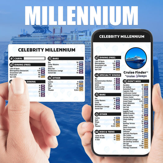 Deck Finder Cards - Celebrity Millennium