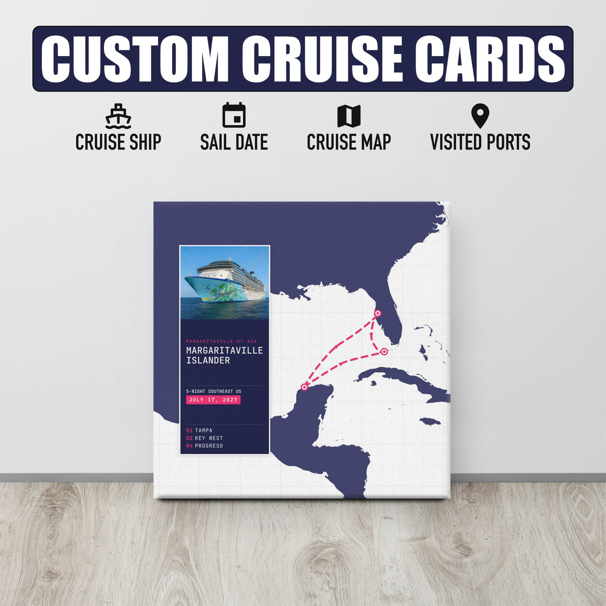 cruise gift ideas canvas print white