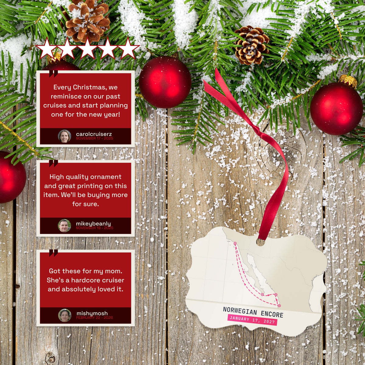 cruise gift ideas ornament cream