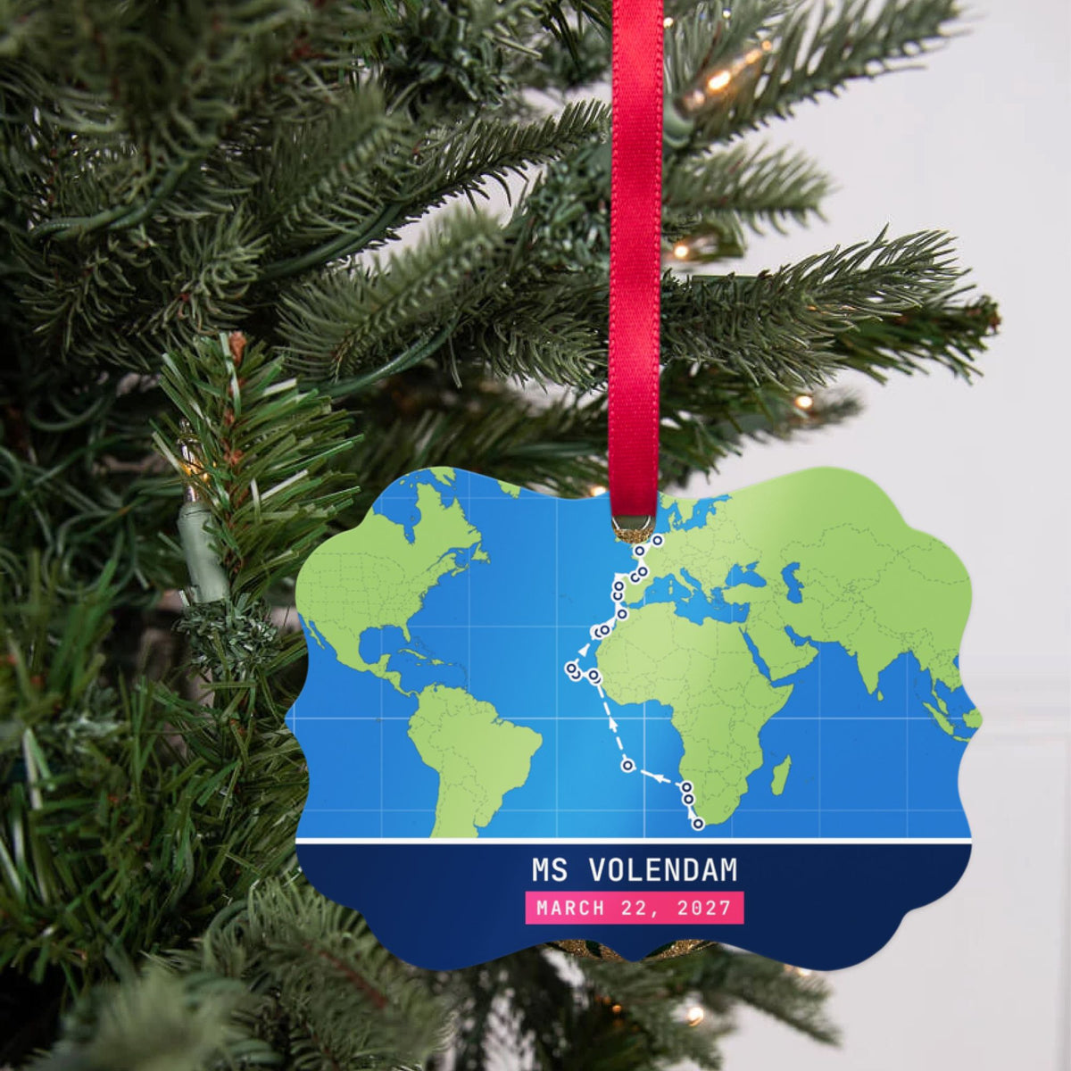 cruise gifts ornament blue green