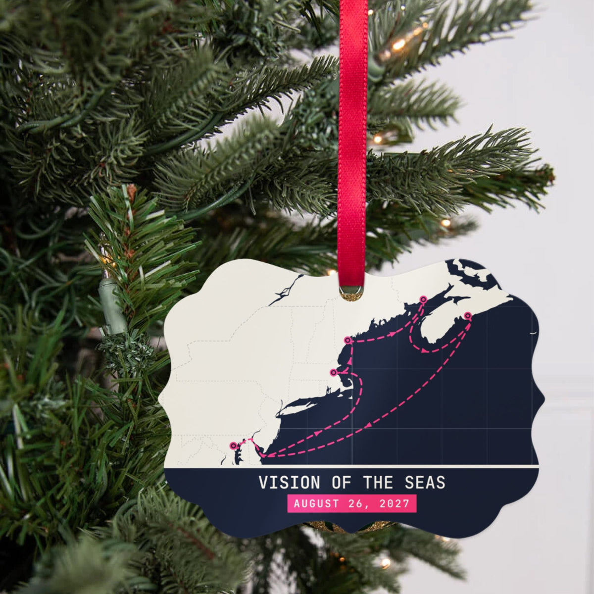 cruise gifts ornament navy