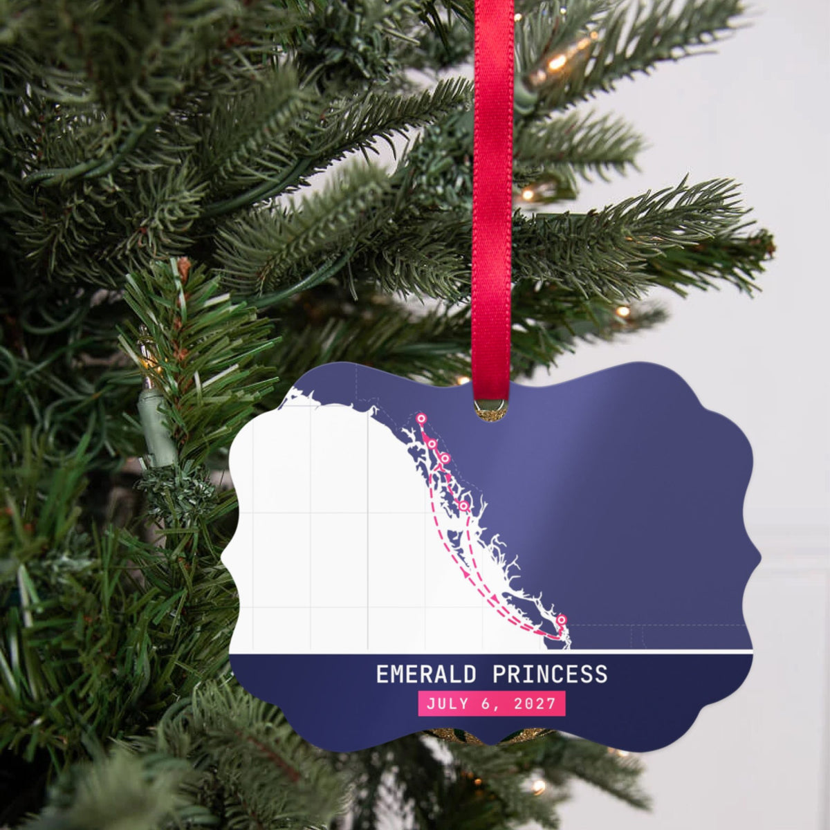 cruise gifts ornament white