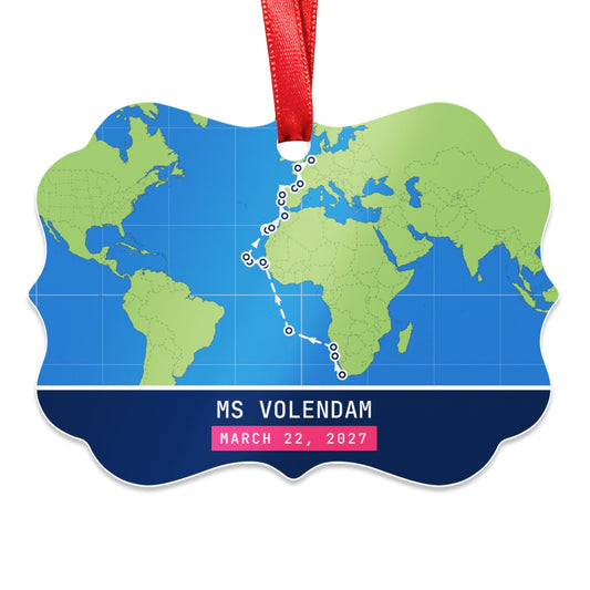 cruise ornament blue green