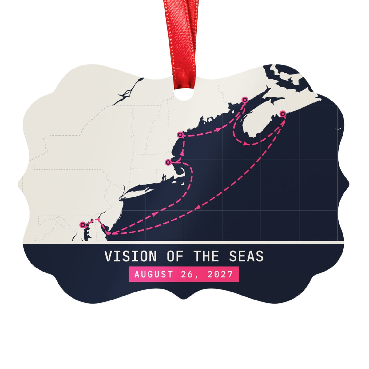 cruise ornament navy