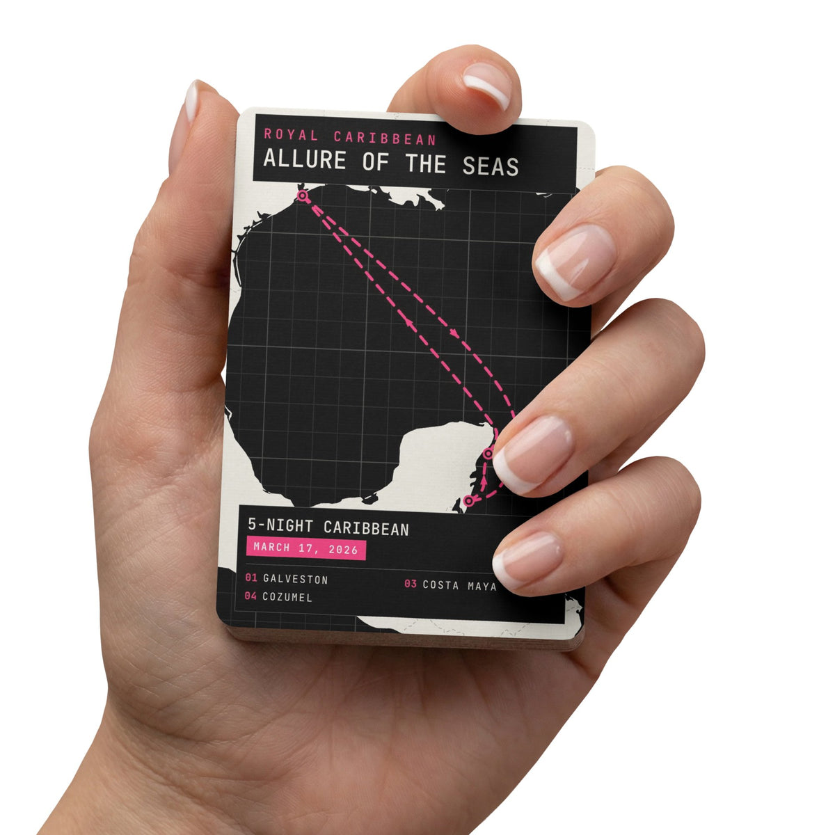 custom cruise gifts playing cards