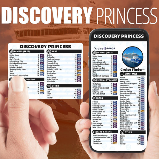 Deck Finder Cards - Discovery Princess