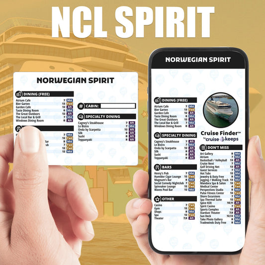 Norwegian Spirit Deck Finder Cards Venue Locator