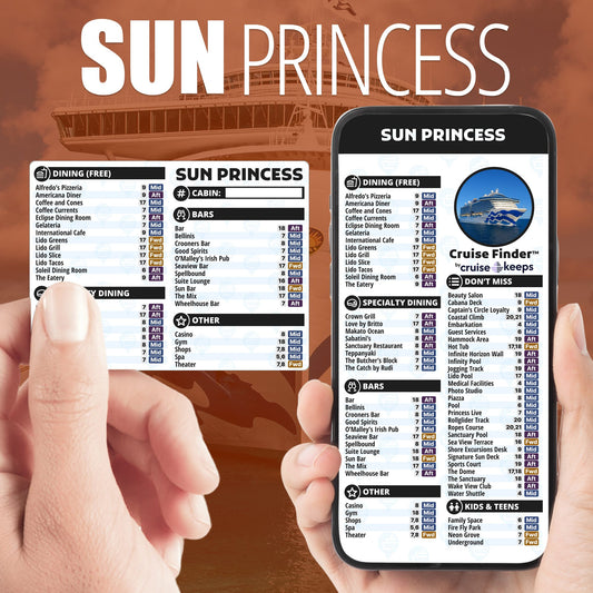 Deck Finder Cards - Sun Princess